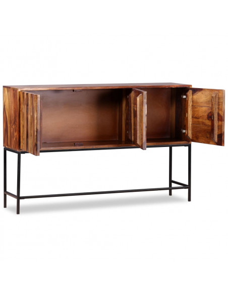 Credenza in Legno Massello di Sheesham 120x30x80 cm