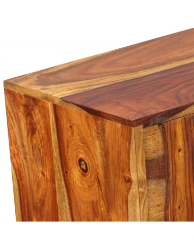 Credenza in Legno Massello di Sheesham 120x30x80 cm