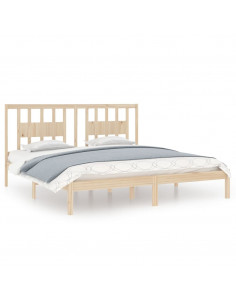 Giroletto in Legno Massello di Pino 200x200 cm 2