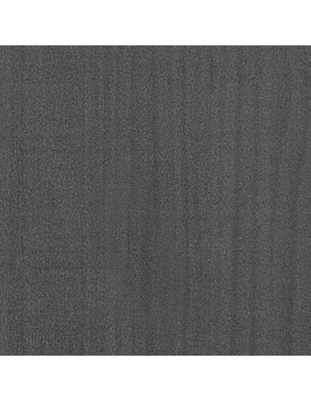 Giroletto Grigio in Legno Massello di Pino 200x200 cm