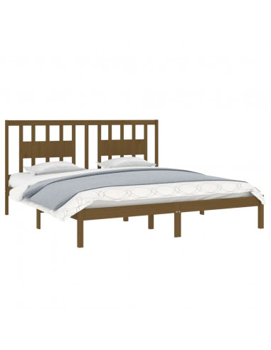 Giroletto Miele in Legno Massello di Pino 200x200 cm