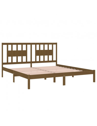 Giroletto Miele in Legno Massello di Pino 200x200 cm