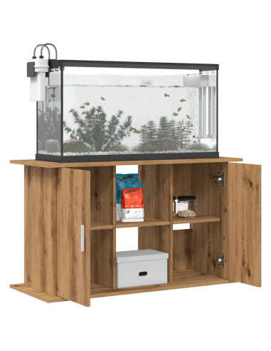 Supporto Acquario 101x41x58 cm Multistrato Rovere Artigianale