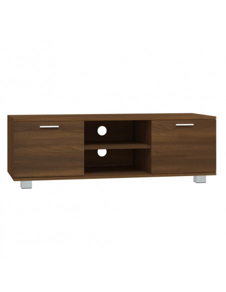 Mobile TV Rovere Marrone 120x40,5x35 cm in Legno Multistrato
