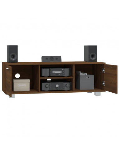 Mobile TV Rovere Marrone 120x40,5x35 cm in Legno Multistrato