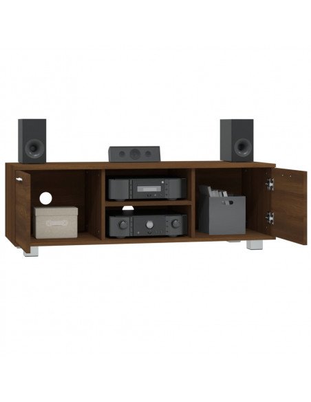 Mobile TV Rovere Marrone 120x40,5x35 cm in Legno Multistrato