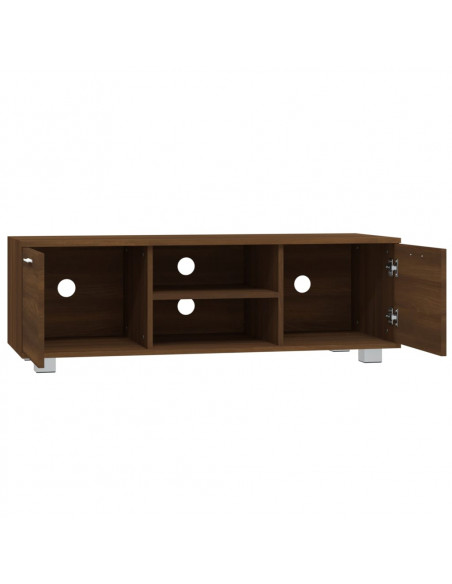 Mobile TV Rovere Marrone 120x40,5x35 cm in Legno Multistrato