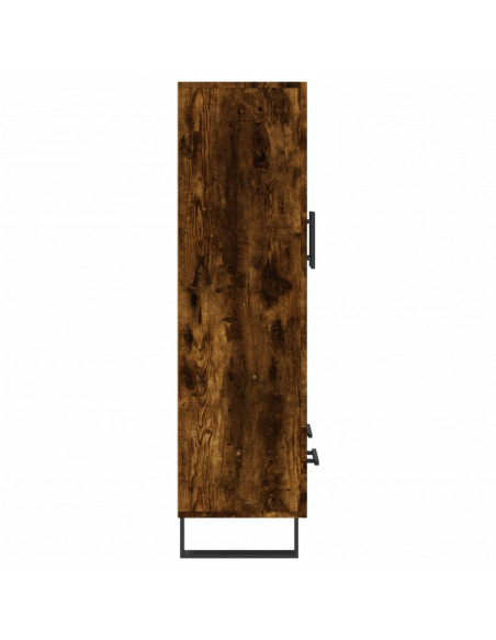 Credenza Rovere Fumo 69,5x31x115 cm in Legno Multistrato