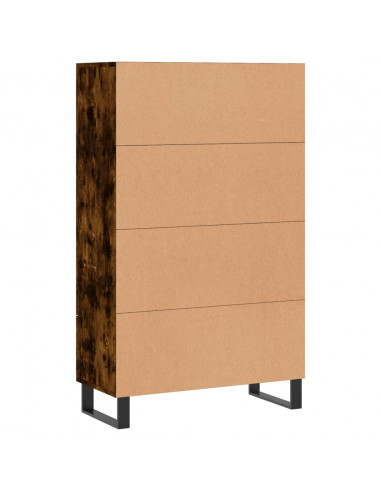 Credenza Rovere Fumo 69,5x31x115 cm in Legno Multistrato