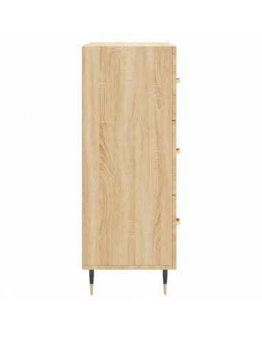 Credenza Rovere Sonoma 69,5x34x90 cm in Legno Multistrato