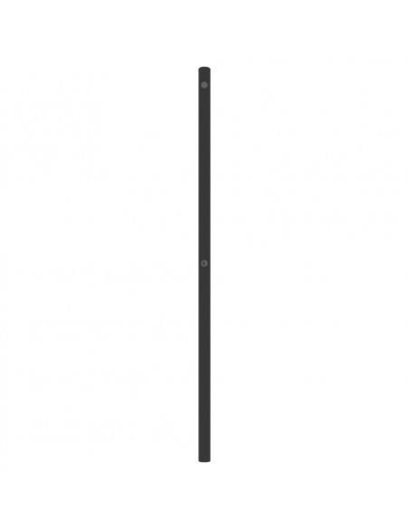 Testiera in Metallo Nero 200 cm