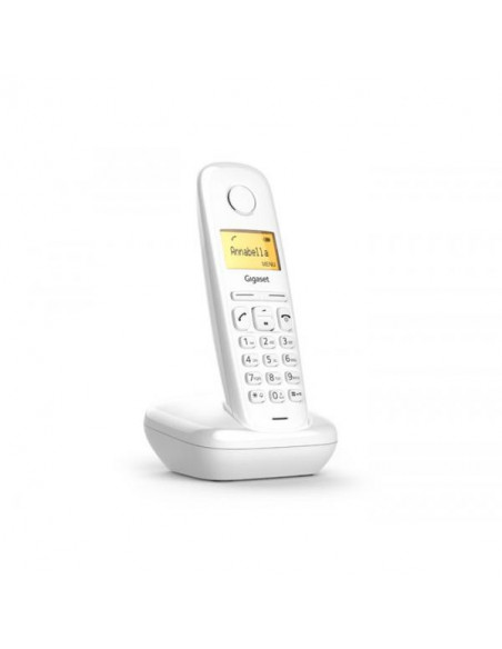 Gigaset A170 Analog/DECT telephone Bianco Identificatore di chiamata
