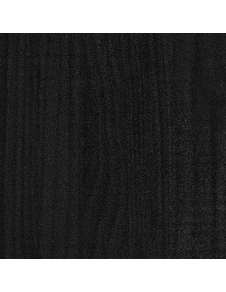 Giroletto in Legno Massello Nero 75x190 cm Small Single