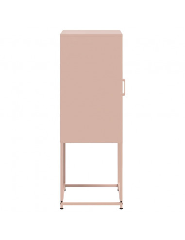 Credenza Rosa 36x39x107 cm in Acciaio