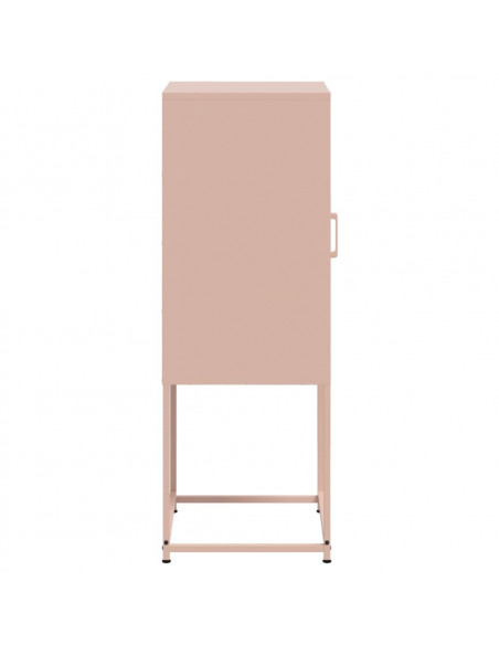 Credenza Rosa 36x39x107 cm in Acciaio
