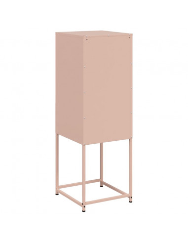 Credenza Rosa 36x39x107 cm in Acciaio