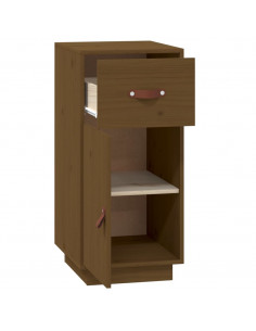 Credenza Miele 34x40x75 cm in Legno Massello di Pino 2