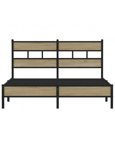 Giroletto senza Materasso Rovere Sonoma 140x190cm in Truciolato