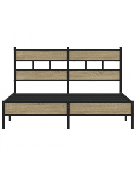 Giroletto senza Materasso Rovere Sonoma 140x190cm in Truciolato