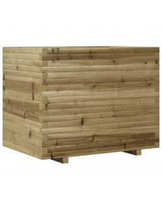 Fioriera da Giardino 90x60x72,5 cm in Legno di Pino Impregnato 2