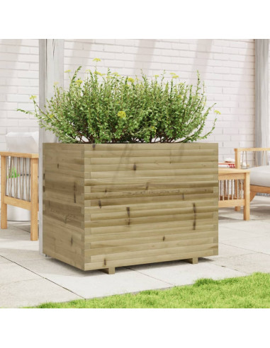 Fioriera da Giardino 90x60x72,5 cm in Legno di Pino Impregnato