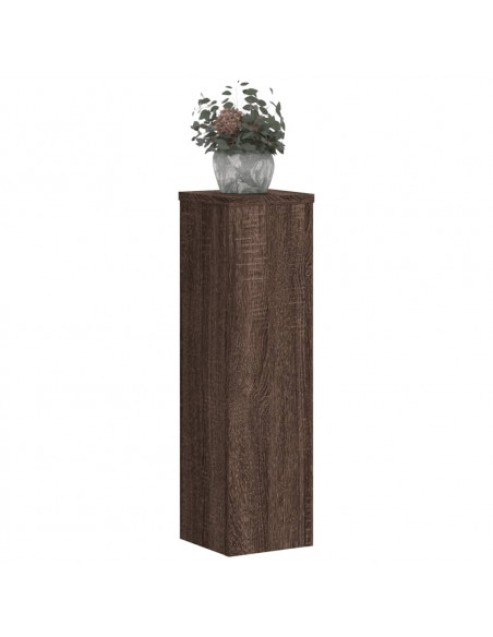 Supporti per Piante 2 pz Marrone 17x17x60 cm Legno Multistrato