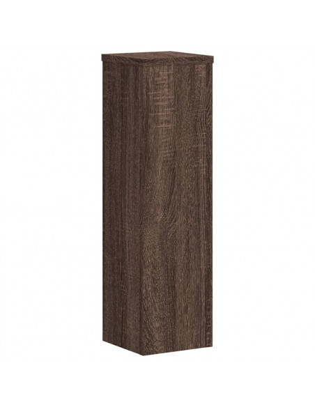 Supporti per Piante 2 pz Marrone 17x17x60 cm Legno Multistrato