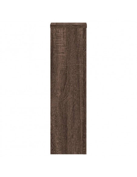 Supporti per Piante 2 pz Marrone 17x17x60 cm Legno Multistrato