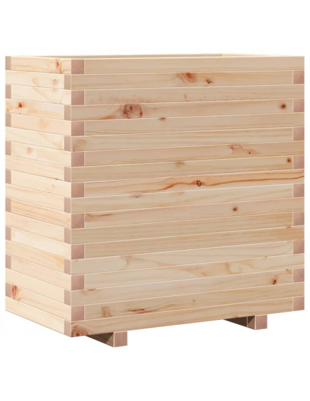 Fioriera da Giardino 70x40x72 cm in Legno Massello di Pino