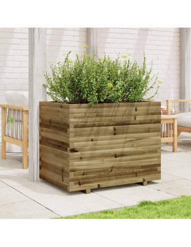 Fioriera da Giardino 90x60x72 cm in Legno di Pino Impregnato