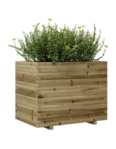 Fioriera da Giardino 90x60x72 cm in Legno di Pino Impregnato