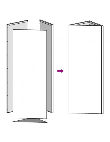 Fioriere da Giardino 2 pz Triangolari 35x35x75 cm Acciaio Inox