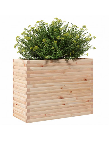 Fioriera da Giardino 90x40x68,5 cm in Legno Massello di Pino