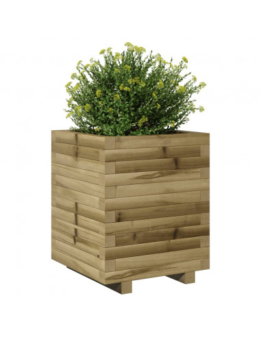 Fioriera da Giardino 40x40x49,5 cm in Legno di Pino Impregnato