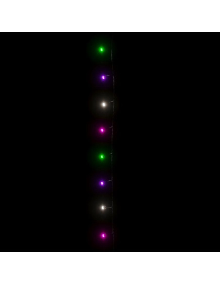Stringa LED con 2000 Luci LED Pastello Multicolore 200 m PVC