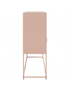 Credenza Rosa 100,5x39x107 cm in Acciaio Laminato a Freddo 2