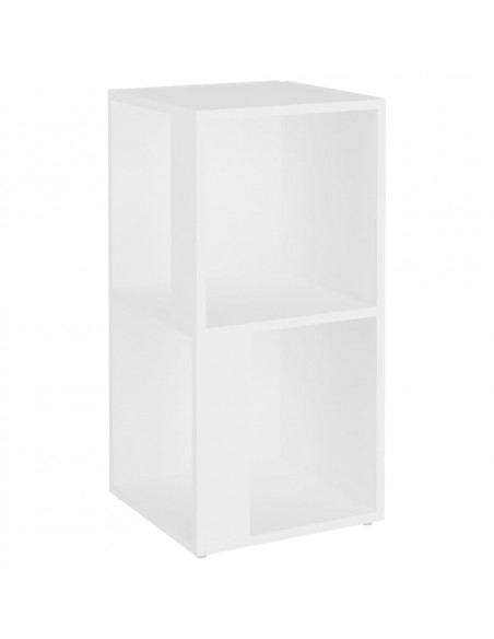 Pensile Angolare Bianco 33x33x67 cm in Legno Multistrato