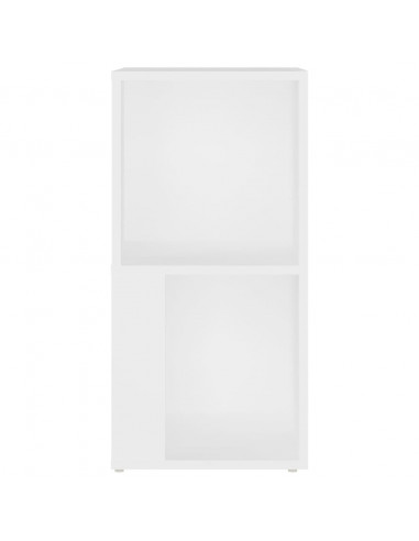 Pensile Angolare Bianco 33x33x67 cm in Legno Multistrato