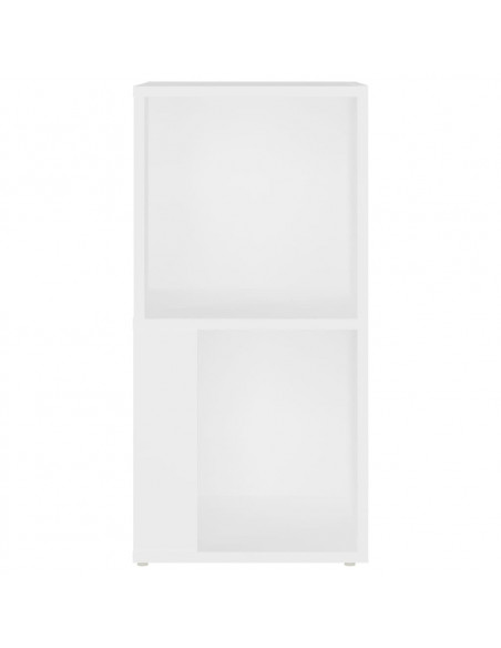 Pensile Angolare Bianco 33x33x67 cm in Legno Multistrato