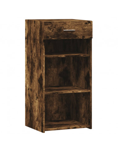 Credenza Rovere Fumo 45x42,5x93 cm in Legno Multistrato