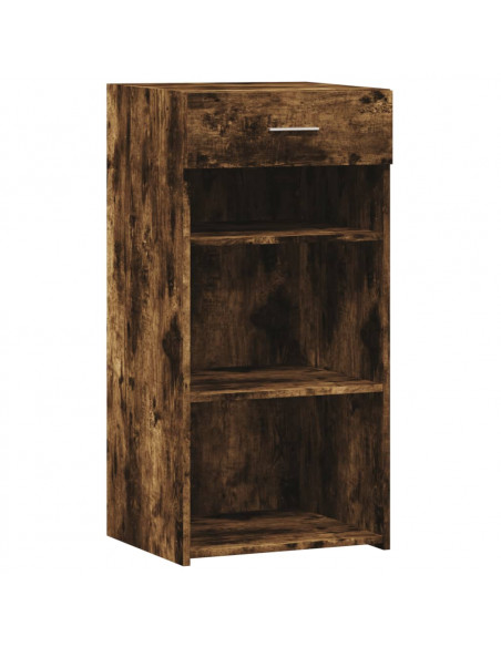 Credenza Rovere Fumo 45x42,5x93 cm in Legno Multistrato