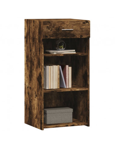 Credenza Rovere Fumo 45x42,5x93 cm in Legno Multistrato