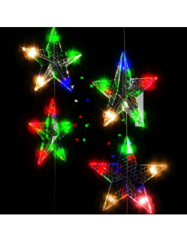 Luci Fatate a Stella a LED 200 LED Colorati 8 Funzioni