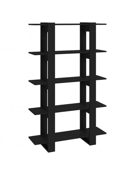 Libreria/Divisorio Nero 100x30x160 cm
