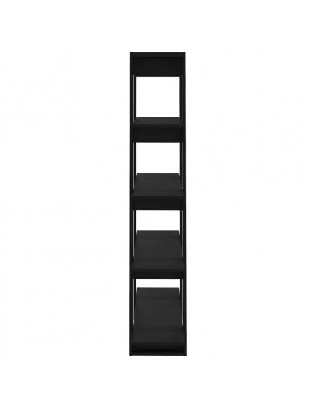 Libreria/Divisorio Nero 100x30x160 cm