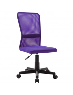 Sedia da Ufficio Viola 44x52x100 cm in Tessuto a Rete 2