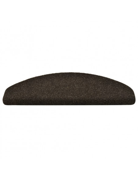 Tappetini per Scale 5 pz Marrone Scuro 65x21x4 cm Agugliati