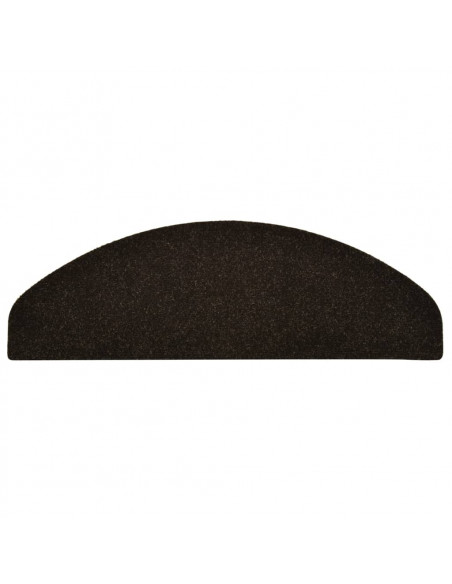 Tappetini per Scale 5 pz Marrone Scuro 65x21x4 cm Agugliati