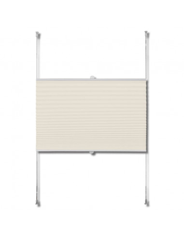 Tenda plissè 110x125cm Crema