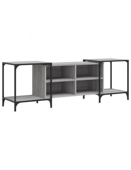 Mobile Porta TV Grigio Sonoma 153x37x50 cm in Legno Multistrato